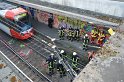 Unfall zwischen zwei KVB Bahnen Koeln Hoehenhaus Im Weidenbruch P104